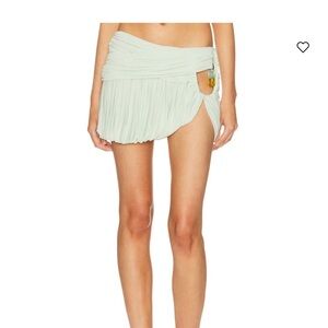 christopher esber beach glass bubble mini skirt.